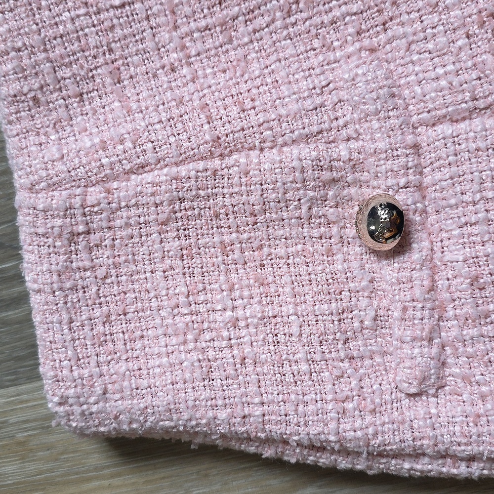 Guess Pink Tweed Skirt - Picture 2 of 16